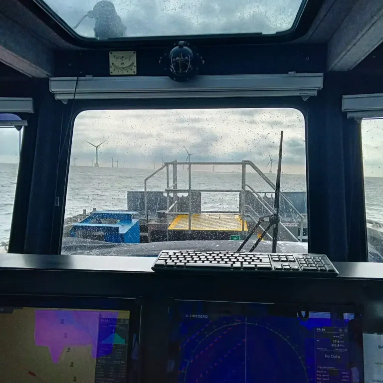 Lookout on a workboat