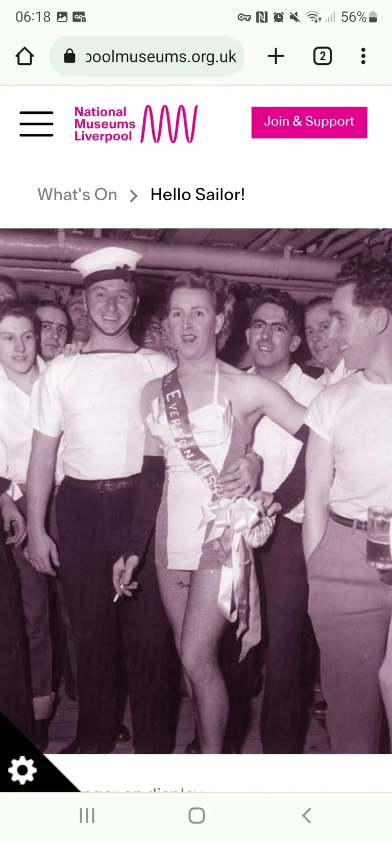 Cross Dressing on the Lower Decks