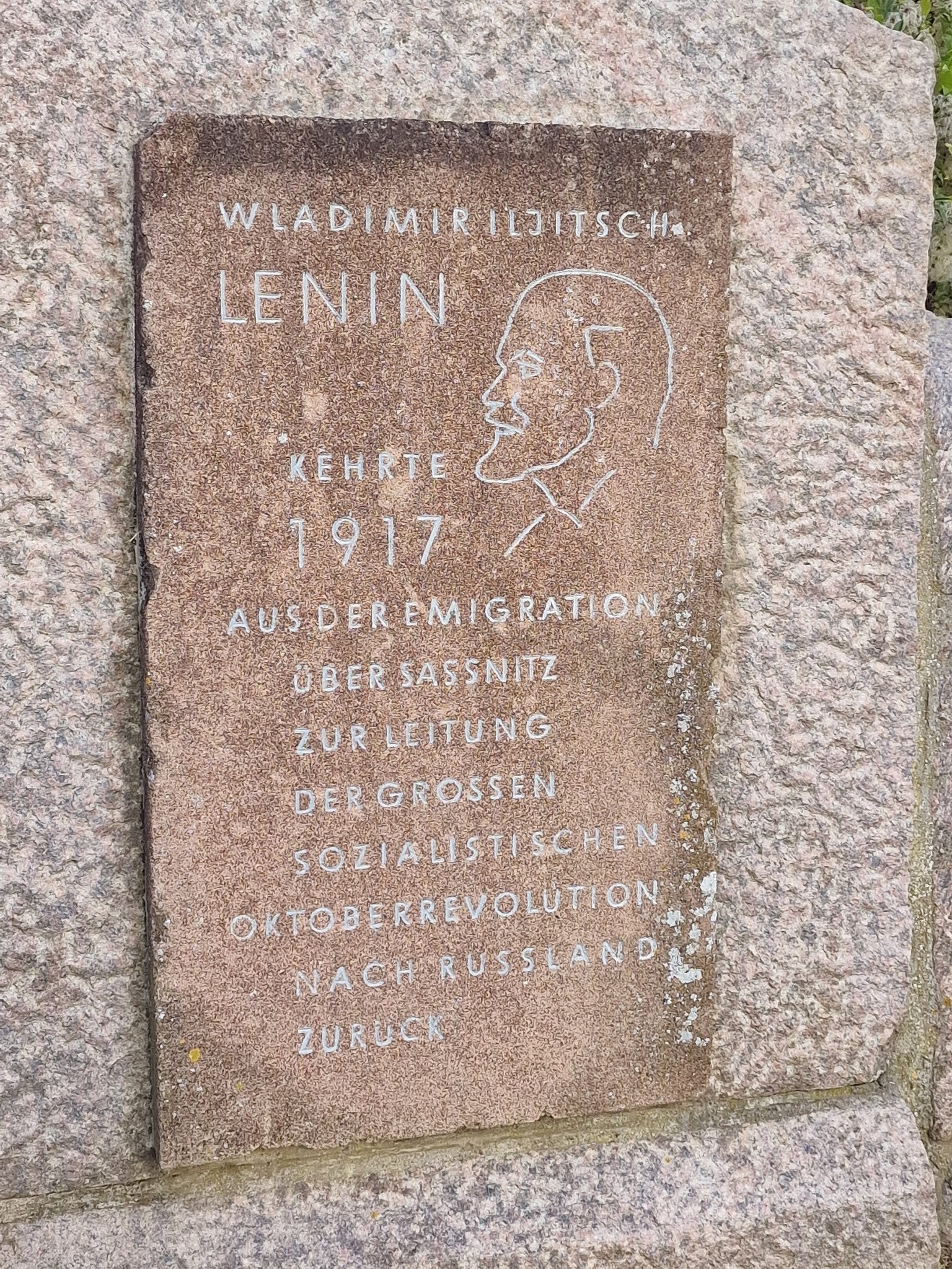 Lenin in Sassnitz
