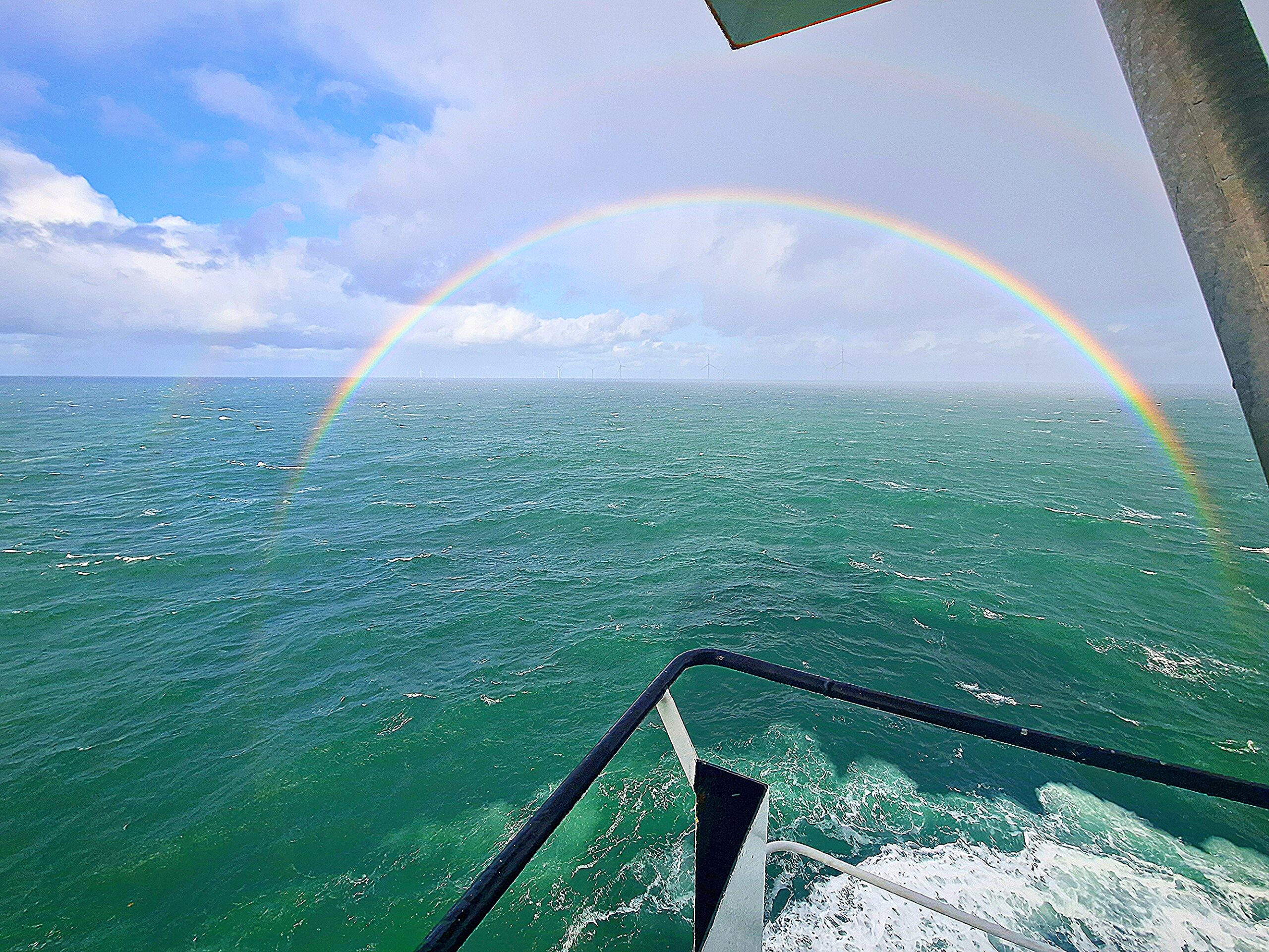 Sailing through the end of the rainbow